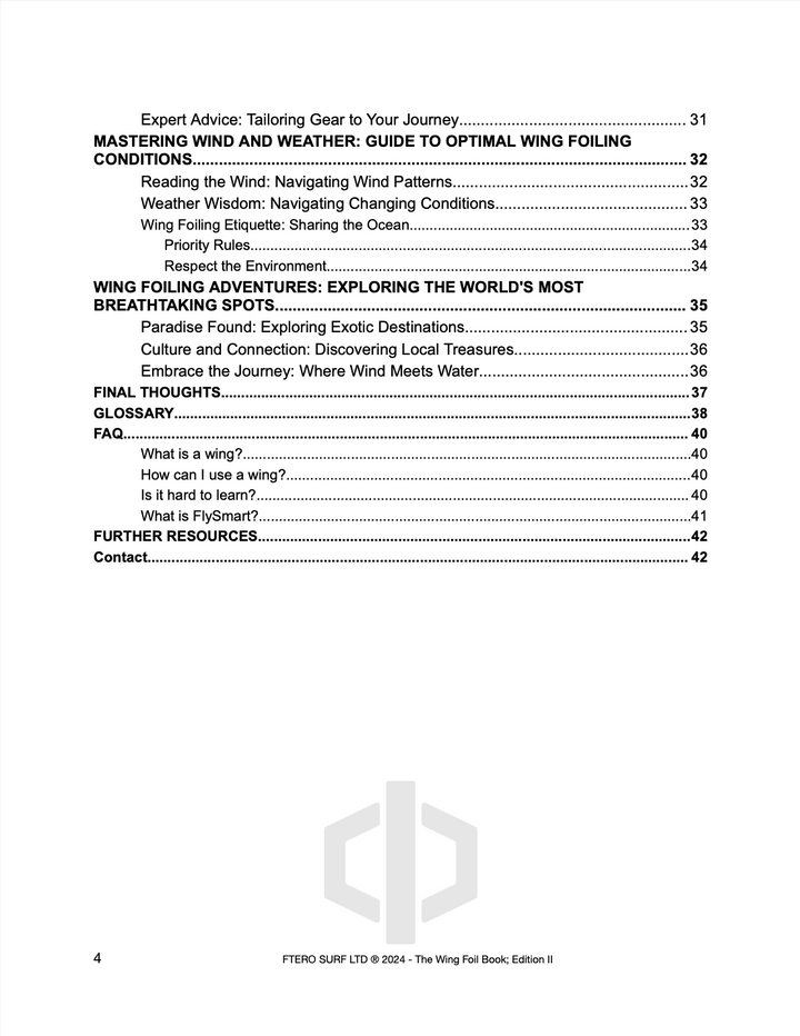 The Wing Foil Book - The Fast Lane to Expertise Edition II (E-BOOK)