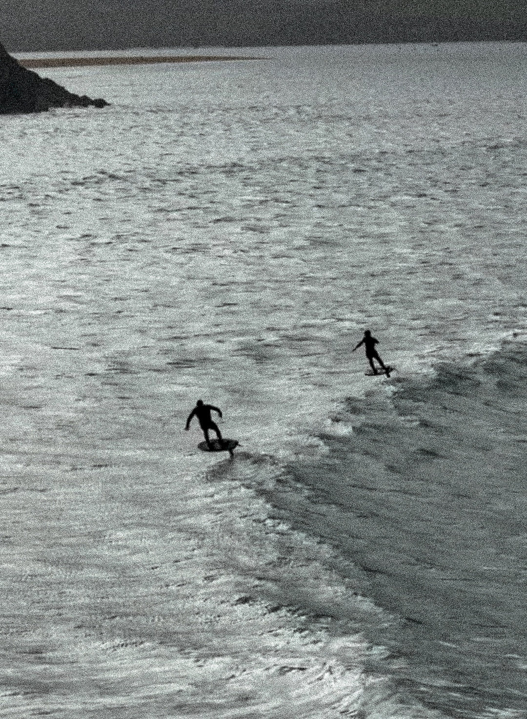 two surf foilers